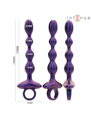 INTENSE JACKIE PLUG ANAL VIBRADOR MODELO 1 CONTROL REMOTO