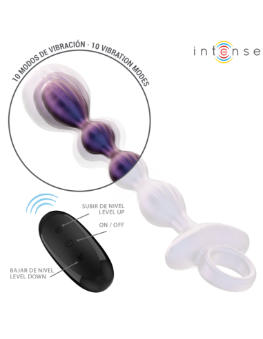 INTENSE JACKIE PLUG ANAL VIBRADOR MODELO 1 CONTROL REMOTO
