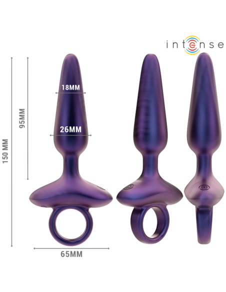 INTENSE MARLON PLUG ANAL VIBRADOR MODELO 4 CONTROL REMOTO INTENSE MARLON PLUG ANAL VIBRADOR MODELO 4 CONTROL REMOTO