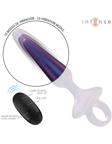 INTENSE MARLON PLUG ANAL VIBRADOR MODELO 4 CONTROL REMOTO