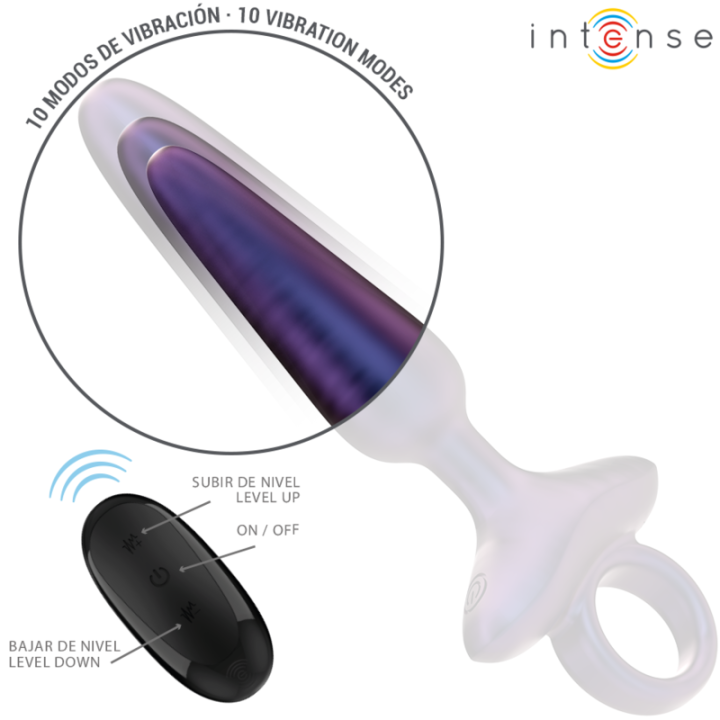 INTENSE MARLON PLUG ANAL VIBRADOR MODELO 4 CONTROL REMOTO