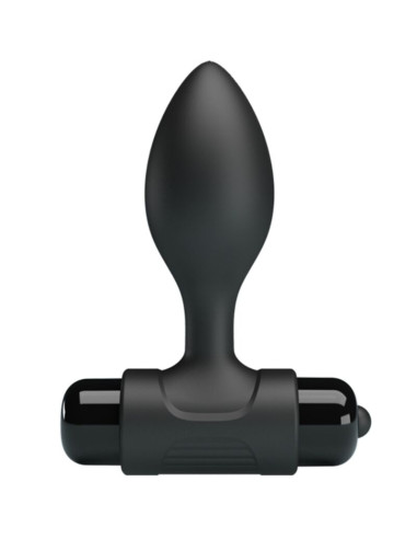 PRETTY LOVE VIBRA BUTT PLUG ANAL 10 VIBRACIONES NEGRO
