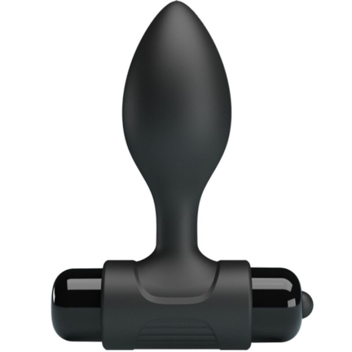 PRETTY LOVE VIBRA BUTT PLUG ANAL 10 VIBRACIONES NEGRO