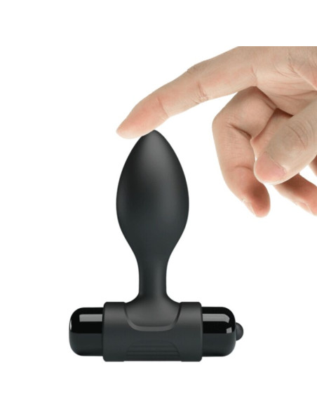PRETTY LOVE VIBRA BUTT PLUG ANAL 10 VIBRACIONES NEGRO PRETTY LOVE VIBRA BUTT PLUG ANAL 10 VIBRACIONES NEGRO