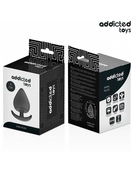 ADDICTED TOYS PLUG ANAL SILICONA TALLA XXL 11 CM