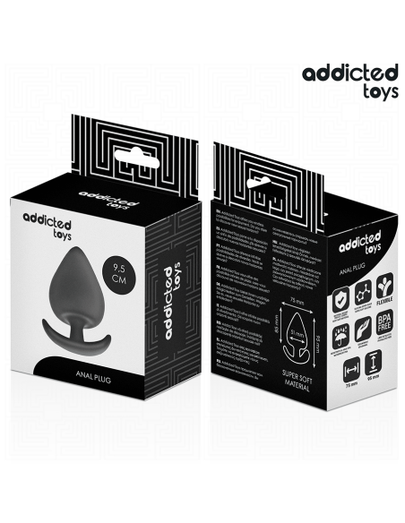 ADDICTED TOYS PLUG ANAL SILICONA TALLA XL 95 CM