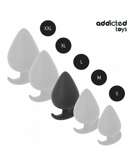 ADDICTED TOYS PLUG ANAL SILICONA TALLA L 8 CM ADDICTED TOYS PLUG ANAL SILICONA TALLA L 8 CM