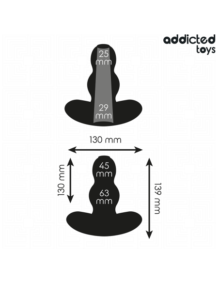 ADDICTED TOYS PLUG ANAL HUECO SILICONA TALLA XL 139 CM ADDICTED TOYS PLUG ANAL HUECO SILICONA TALLA XL 139 CM
