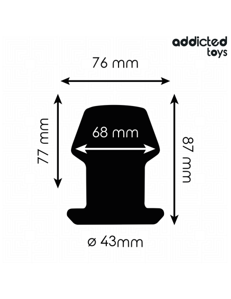 ADDICTED TOYS PLUG ANAL HUECO EXTREM SILICONA TALLA M 87 CM ADDICTED TOYS PLUG ANAL HUECO EXTREM SILICONA TALLA M 87 CM
