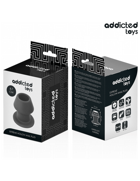 ADDICTED TOYS PLUG ANAL HUECO EXTREM SILICONA TALLA M 87 CM ADDICTED TOYS PLUG ANAL HUECO EXTREM SILICONA TALLA M 87 CM