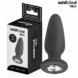 ADDICTED TOYS PLUG ANAL CON JOYA SILICONA TALLA S 88 CM