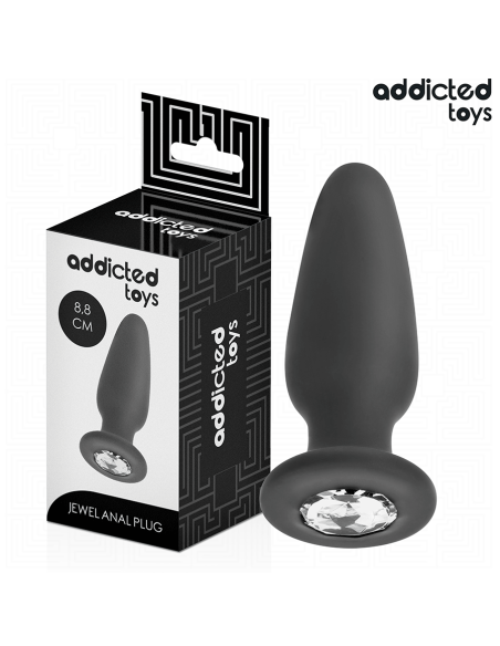 ADDICTED TOYS PLUG ANAL CON JOYA SILICONA TALLA S 88 CM ADDICTED TOYS PLUG ANAL CON JOYA SILICONA TALLA S 88 CM