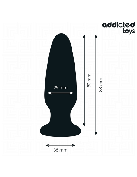 ADDICTED TOYS PLUG ANAL CON JOYA SILICONA TALLA S 88 CM ADDICTED TOYS PLUG ANAL CON JOYA SILICONA TALLA S 88 CM