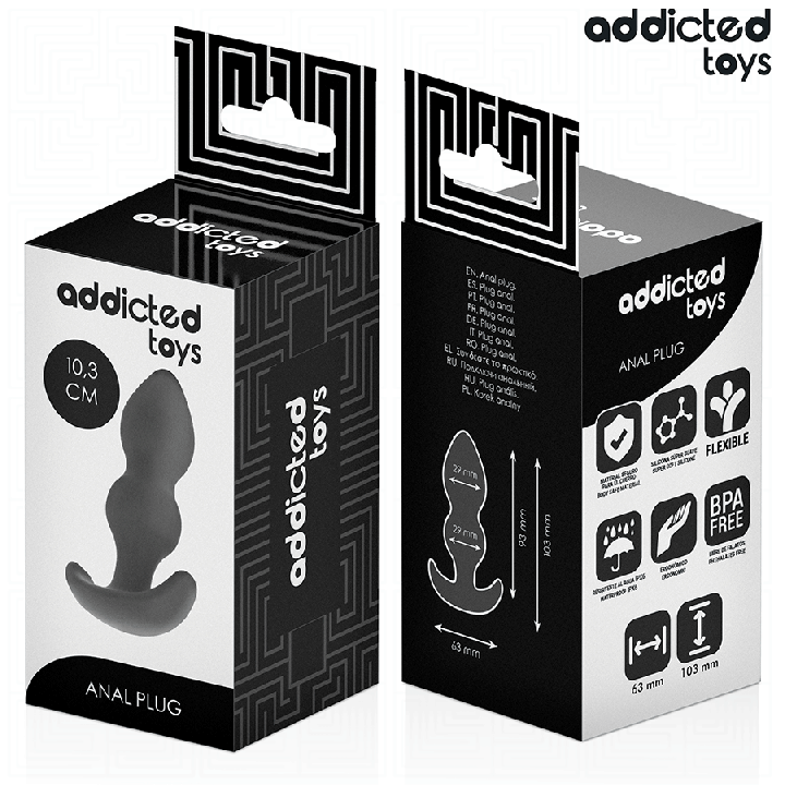 ADDICTED TOYS PLUG ANAL SILICONA TALLA S 103 CM