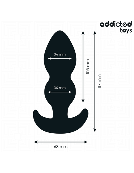 ADDICTED TOYS PLUG ANAL SILICONA TALLA L 117 CM ADDICTED TOYS PLUG ANAL SILICONA TALLA L 117 CM