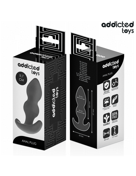 ADDICTED TOYS PLUG ANAL SILICONA TALLA L 117 CM ADDICTED TOYS PLUG ANAL SILICONA TALLA L 117 CM