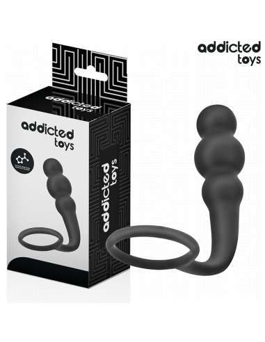 ADDICTED TOYS PLUG ANAL CON ANILLO SILICONA MODELO 1