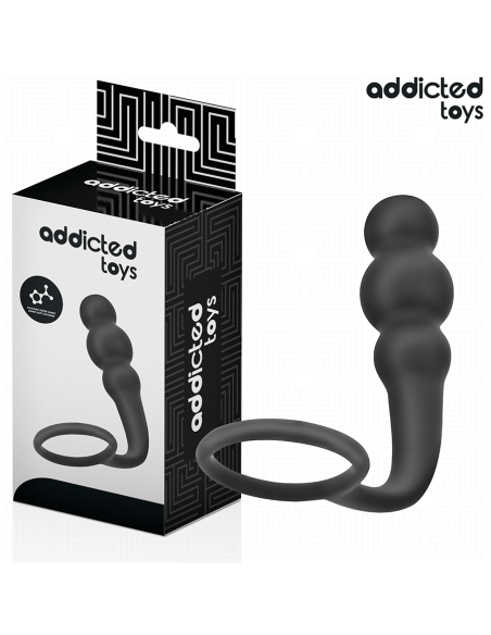 ADDICTED TOYS PLUG ANAL CON ANILLO SILICONA MODELO 1 ADDICTED TOYS PLUG ANAL CON ANILLO SILICONA MODELO 1