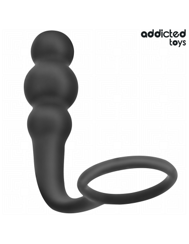 ADDICTED TOYS PLUG ANAL CON ANILLO SILICONA MODELO 1