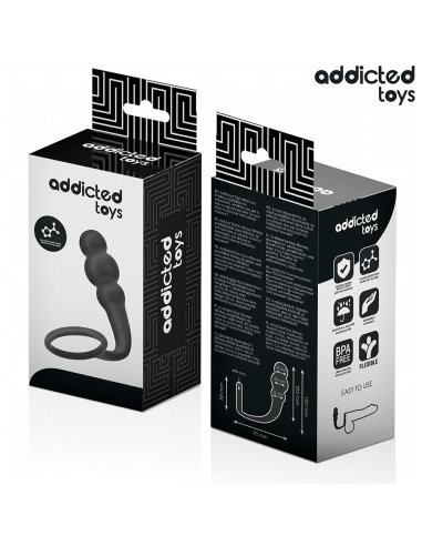 ADDICTED TOYS PLUG ANAL CON ANILLO SILICONA MODELO 1
