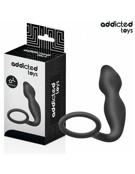 ADDICTED TOYS PLUG ANAL CON ANILLO SILICONA MODELO 2