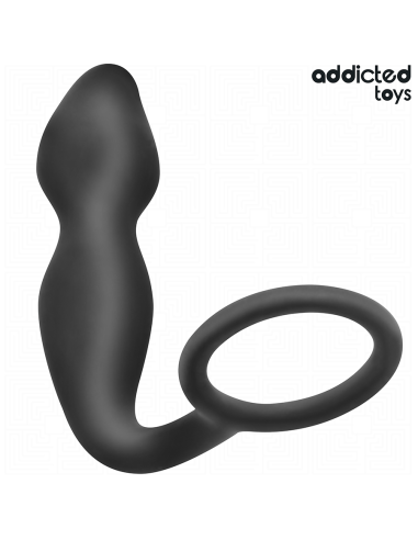 ADDICTED TOYS PLUG ANAL CON ANILLO SILICONA MODELO 2