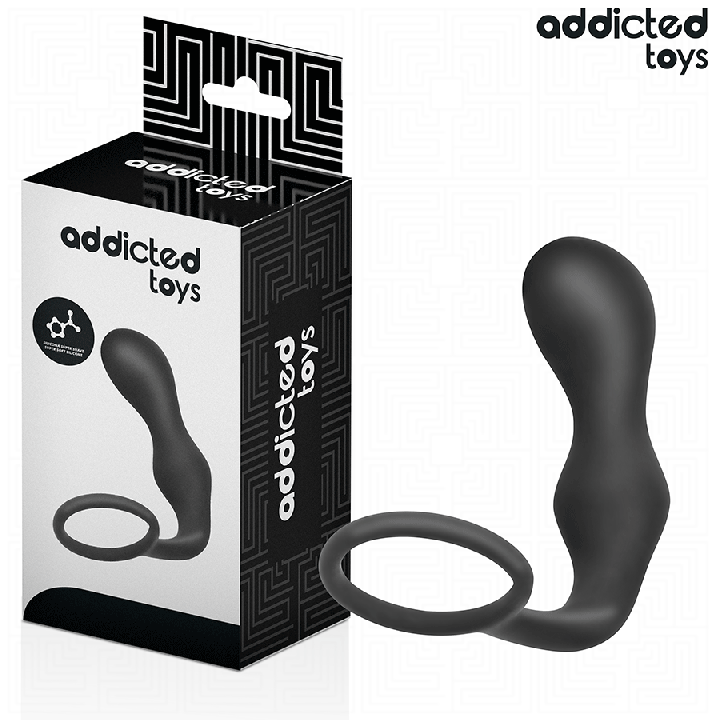ADDICTED TOYS PLUG ANAL CON ANILLO SILICONA MODELO 3