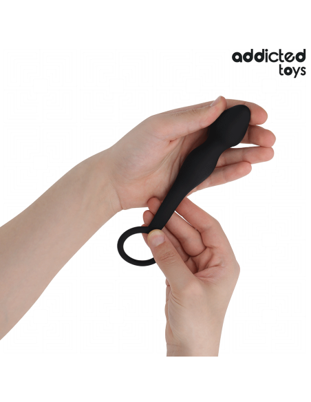 ADDICTED TOYS PLUG ANAL CON ANILLO SILICONA MODELO 3
