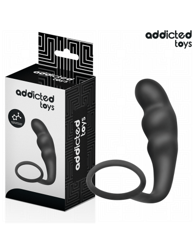 ADDICTED TOYS PLUG ANAL CON ANILLO SILICONA MODELO 4