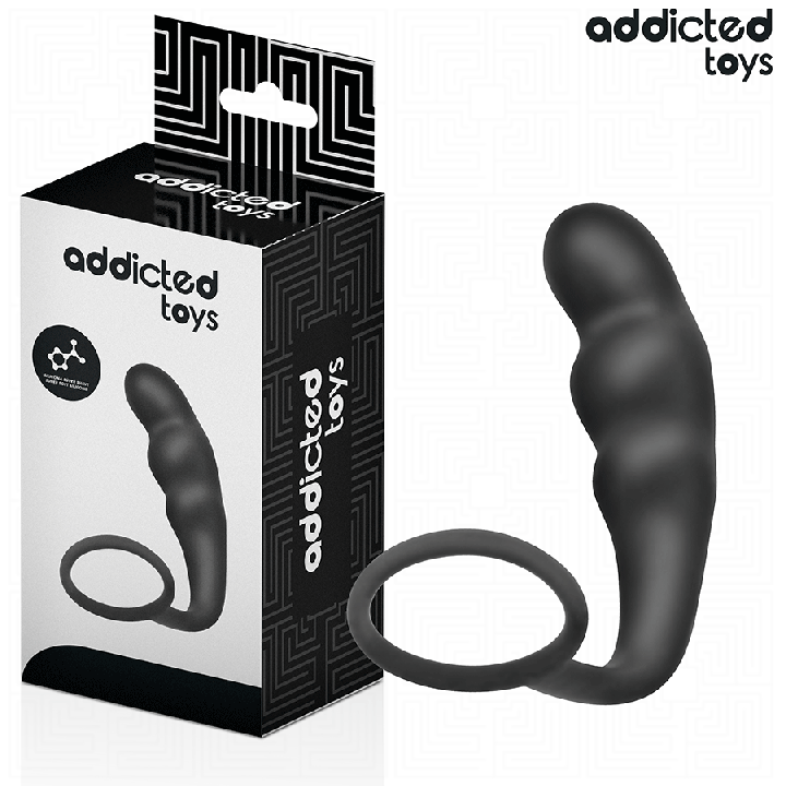 ADDICTED TOYS PLUG ANAL CON ANILLO SILICONA MODELO 4