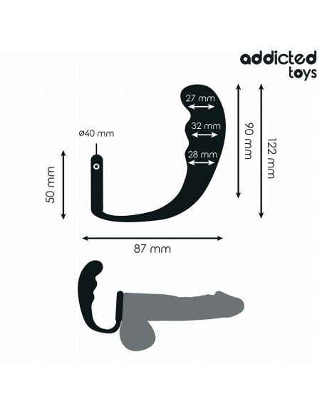 ADDICTED TOYS PLUG ANAL CON ANILLO SILICONA MODELO 4 ADDICTED TOYS PLUG ANAL CON ANILLO SILICONA MODELO 4