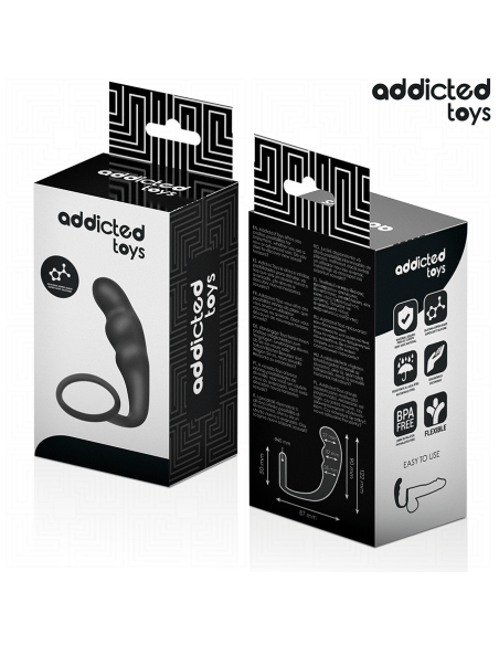 ADDICTED TOYS PLUG ANAL CON ANILLO SILICONA MODELO 4 ADDICTED TOYS PLUG ANAL CON ANILLO SILICONA MODELO 4