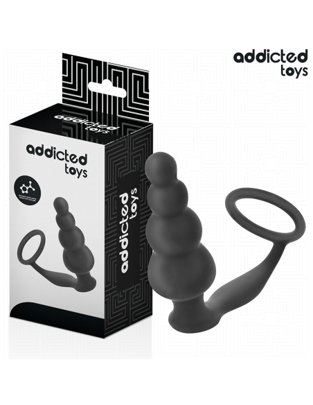 ADDICTED TOYS PLUG ANAL CON ANILLO SILICONA MODELO 5 ADDICTED TOYS PLUG ANAL CON ANILLO SILICONA MODELO 5