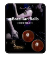 SECRETPLAY - BRAZILIAN BALLS  CHOCOLATE SET 2 BOLAS