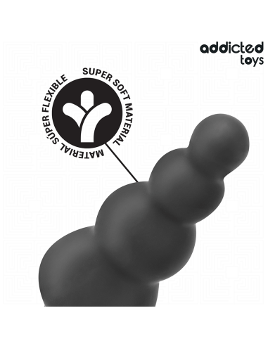 ADDICTED TOYS PLUG ANAL CON ANILLO SILICONA MODELO 5