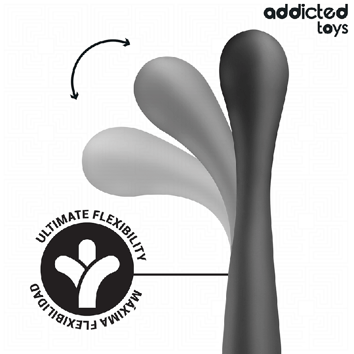 ADDICTED TOYS MASAJEADOR ANAL DOBLE SILICONA 225 CM