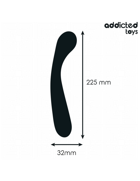 ADDICTED TOYS MASAJEADOR ANAL DOBLE SILICONA 225 CM ADDICTED TOYS MASAJEADOR ANAL DOBLE SILICONA 225 CM
