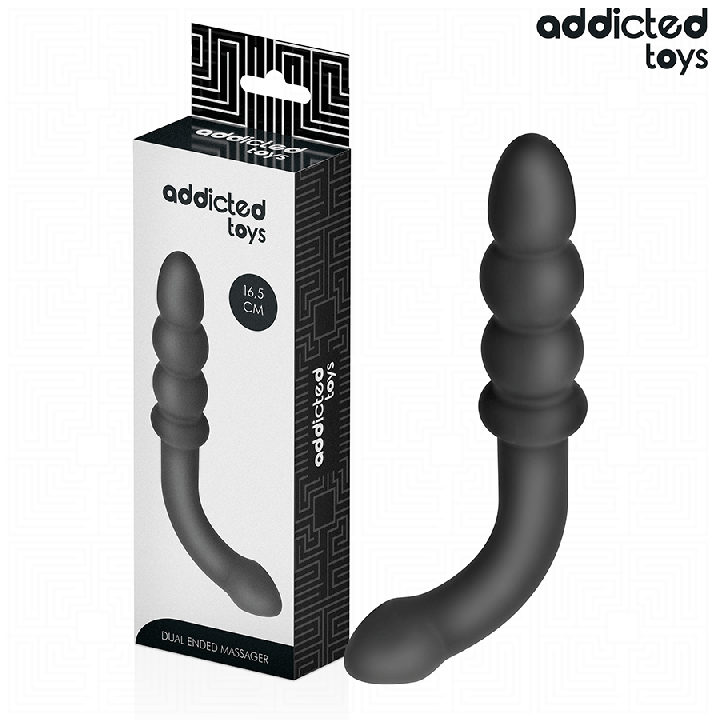 ADDICTED TOYS MASAJEADOR ANAL DOBLE SILICONA 165 CM
