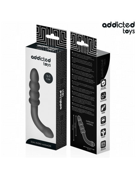 ADDICTED TOYS MASAJEADOR ANAL DOBLE SILICONA 165 CM