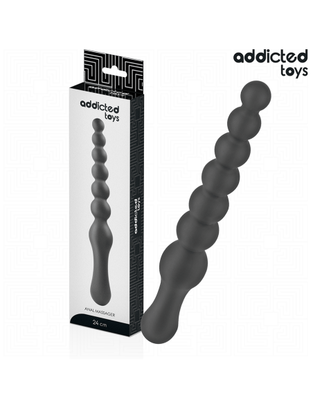 ADDICTED TOYS MASAJEADOR ANAL DOBLE SILICONA 24 CM ADDICTED TOYS MASAJEADOR ANAL DOBLE SILICONA 24 CM