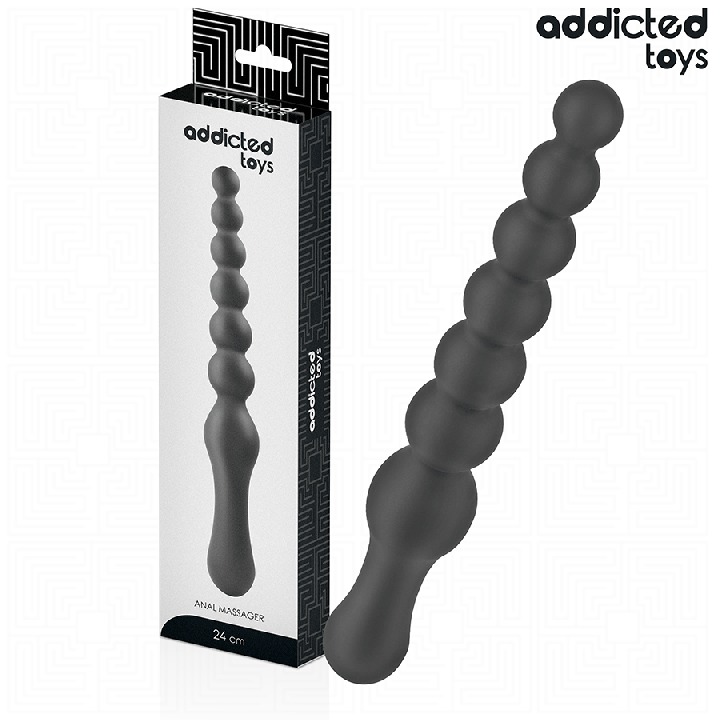 ADDICTED TOYS MASAJEADOR ANAL DOBLE SILICONA 24 CM