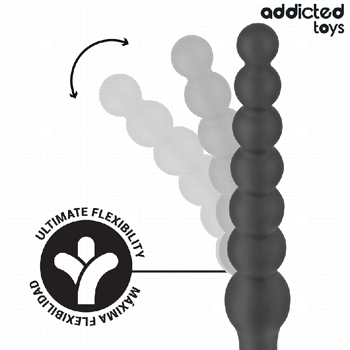 ADDICTED TOYS MASAJEADOR ANAL DOBLE SILICONA 24 CM