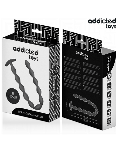 ADDICTED TOYS ROSARIO ANAL 27 CM EXTRA LARGO SILICONA