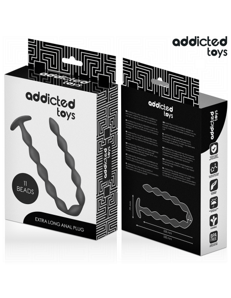 ADDICTED TOYS ROSARIO ANAL 27 CM EXTRA LARGO SILICONA ADDICTED TOYS ROSARIO ANAL 27 CM EXTRA LARGO SILICONA