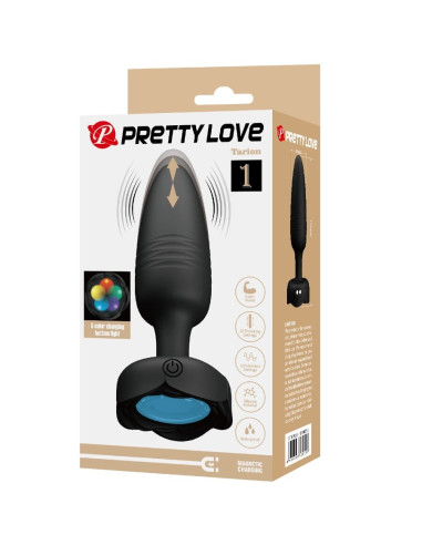 PRETTY LOVE TARION PLUG ANAL CON LUZ LED 125 CM