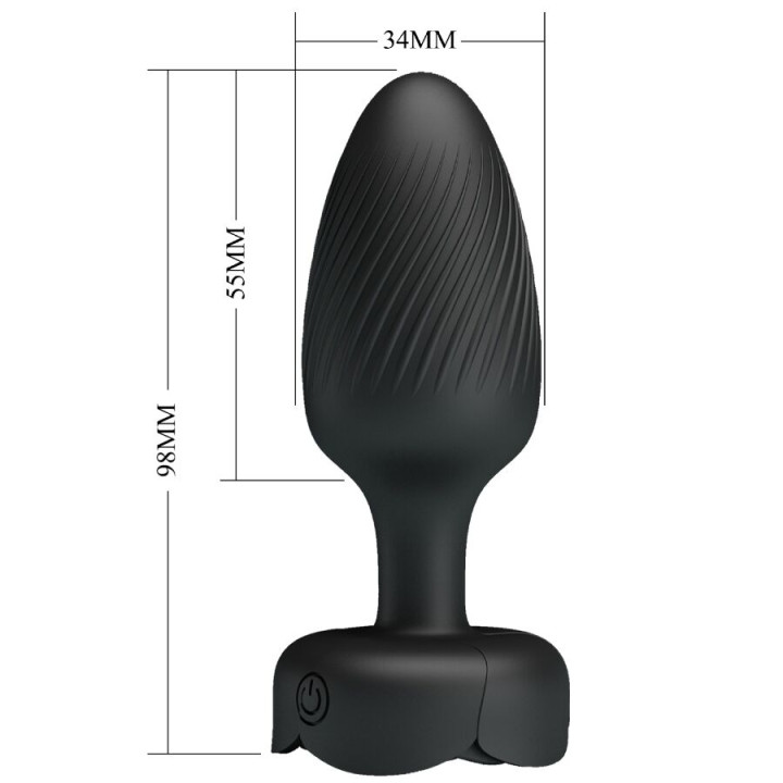 PRETTY LOVE OSBORN PLUG ANAL CON LUZ LED 98 CM