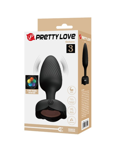 PRETTY LOVE OSBORN PLUG ANAL CON LUZ LED 98 CM