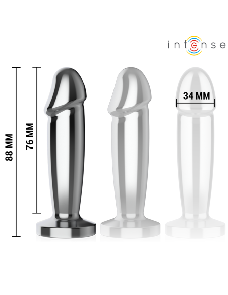 INTENSE PLUG ANAL 10 VIBRACIONES METAL EN FORMA DE DILDO CON CONTROL REMOTO S INTENSE PLUG ANAL 10 VIBRACIONES METAL EN FORMA DE DILDO CON CONTROL REMOTO S