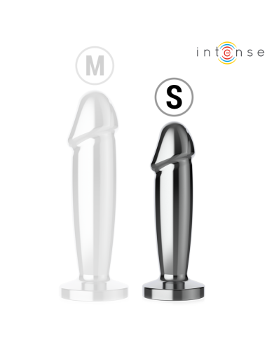 INTENSE PLUG ANAL 10 VIBRACIONES METAL EN FORMA DE DILDO CON CONTROL REMOTO S