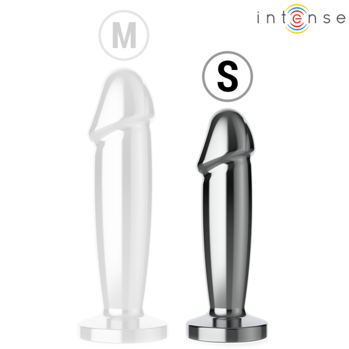 INTENSE PLUG ANAL 10 VIBRACIONES METAL EN FORMA DE DILDO CON CONTROL REMOTO S